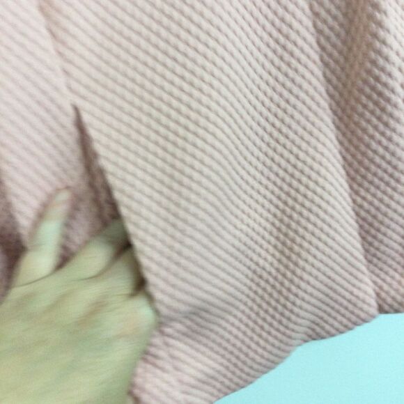 IMNYC Isaac Mizrahi Park Avenue Textured Bell Sleeve Jacket Powder Pink M NWT - Picture 5 of 10